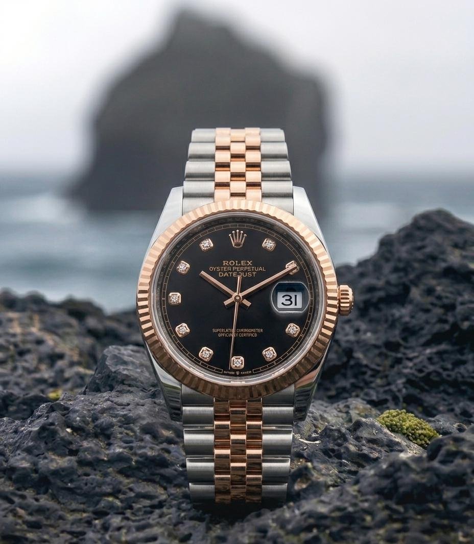 Role_x Oyster Perpetual Date Just 2Ton-Copper-Black Diamond - Image 2