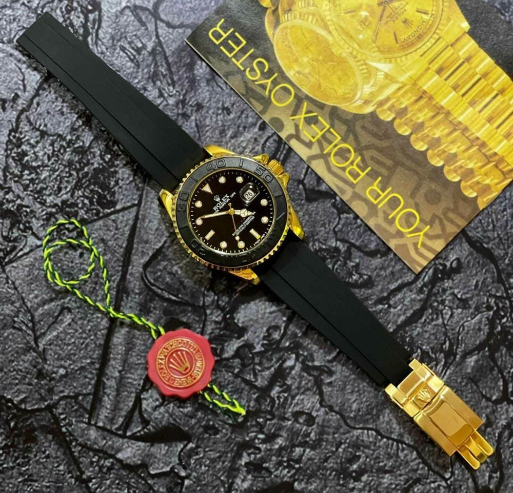 Role_x Oyster Perpetual Yach Master Battery Gold - Image 4