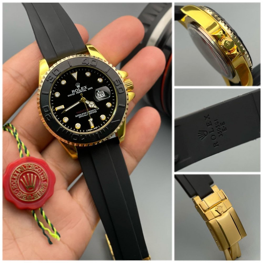 Role_x Oyster Perpetual Yach Master Battery Gold - Image 3