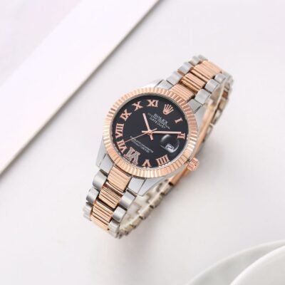 Role_x Oyster perpetual Date just 2Ton-Copper-Black