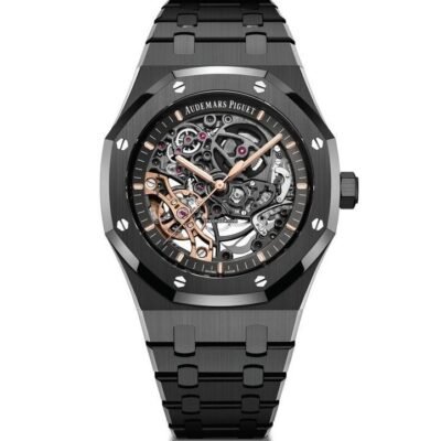 Audemar_s Piguet Royal Oak Skeleton Automatic Black