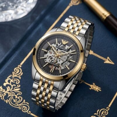 Emporio Arman_i Antonio Automatic 2Ton-Gold-Black