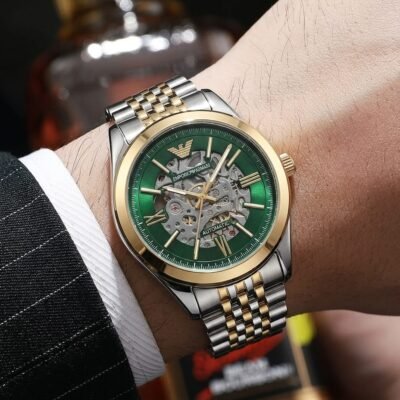 Emporio Arman_i Antonio Automatic 2Ton-Gold-Green