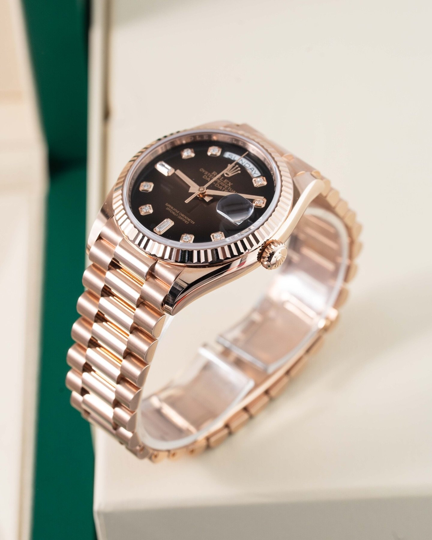 Role_x Oyster Perpetual Day Date Diamond Cooper-Brown 40 Battery - Image 3