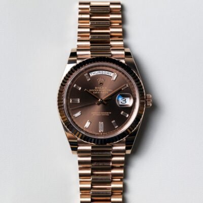 Role_x Oyster Perpetual Day Date 40 Battery Copper-Brown