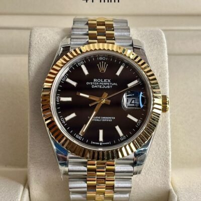 Role_x Oyster Perpetual Date Just 2Ton-Gold-Black