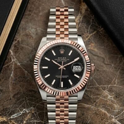 Role_x Oyster Perpetual Date Just 2Ton-Copper-Black