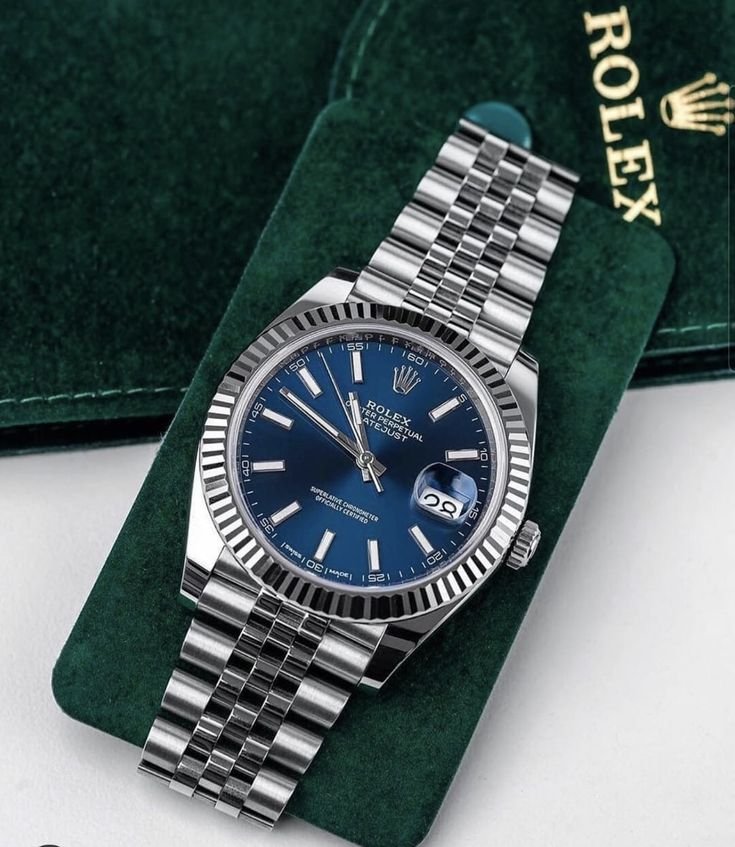 Role_x Oyster Perpetual Date Just Silver-Blue - Image 4