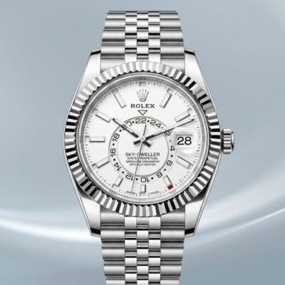 Role_x Oyster Perpetual Sky Dweller Silver-White