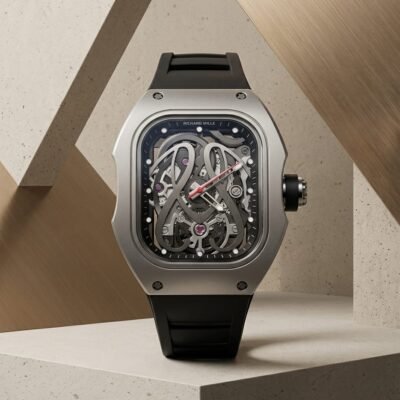 Richard Mille RM-027 Skeleton Black-Silver