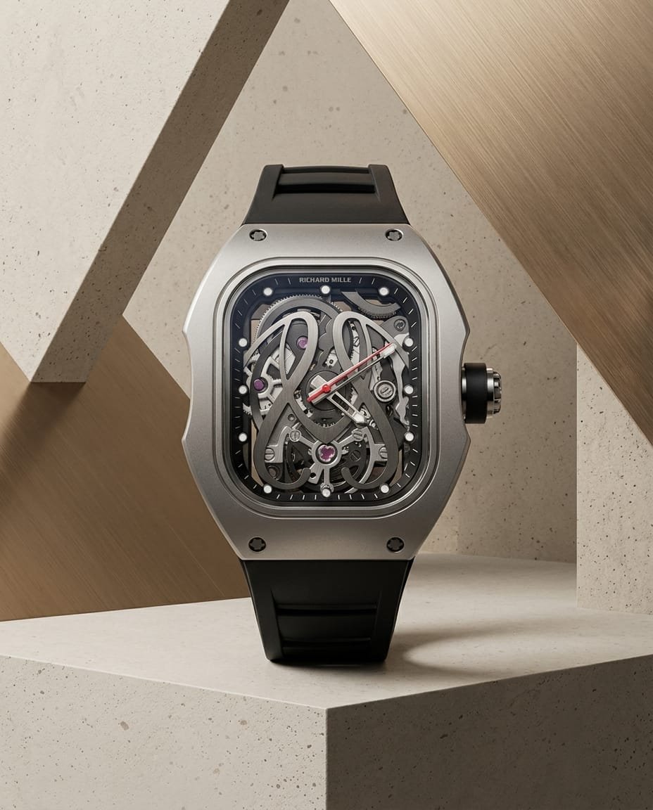 Richard Mille RM-027 Skeleton Black-Silver
