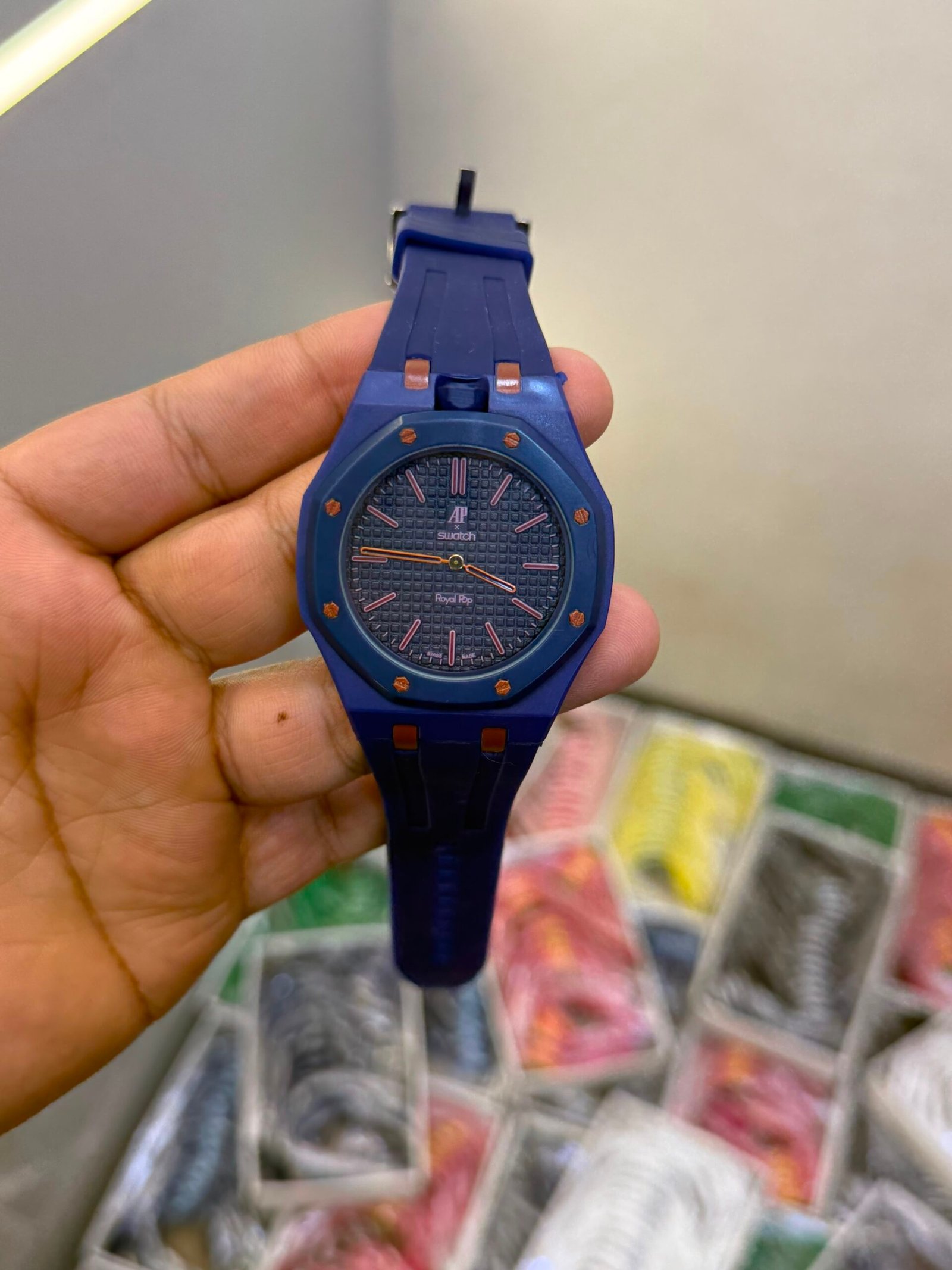 Product:-AP X SWATCH WITH BELT PREMIUM QUALITY 2222