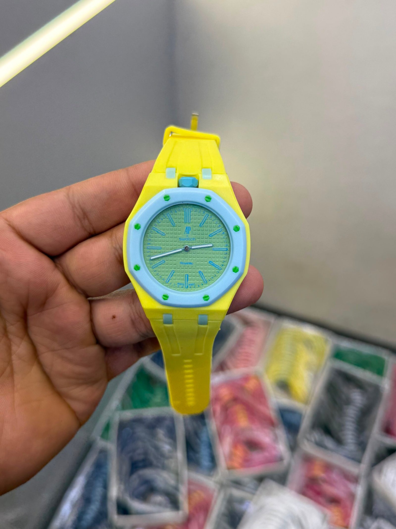 Product:-AP X SWATCH WITH BELT PREMIUM QUALITY 2222