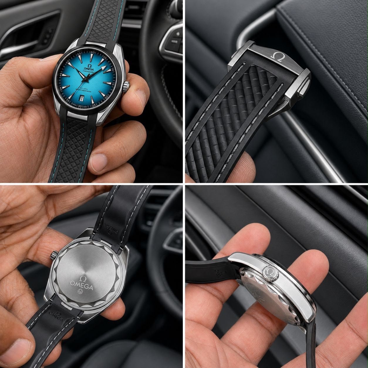Omega seamaster silicon belt 0022 - Image 2