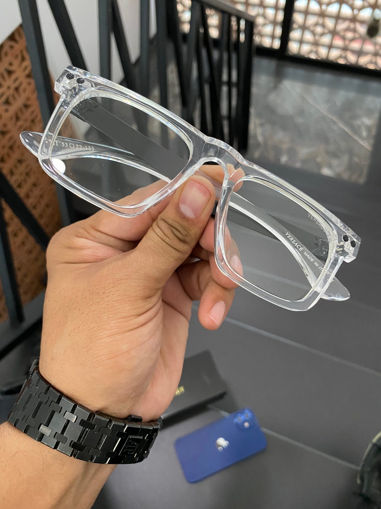 Versace 1911 Crystal Black Frame - Image 3