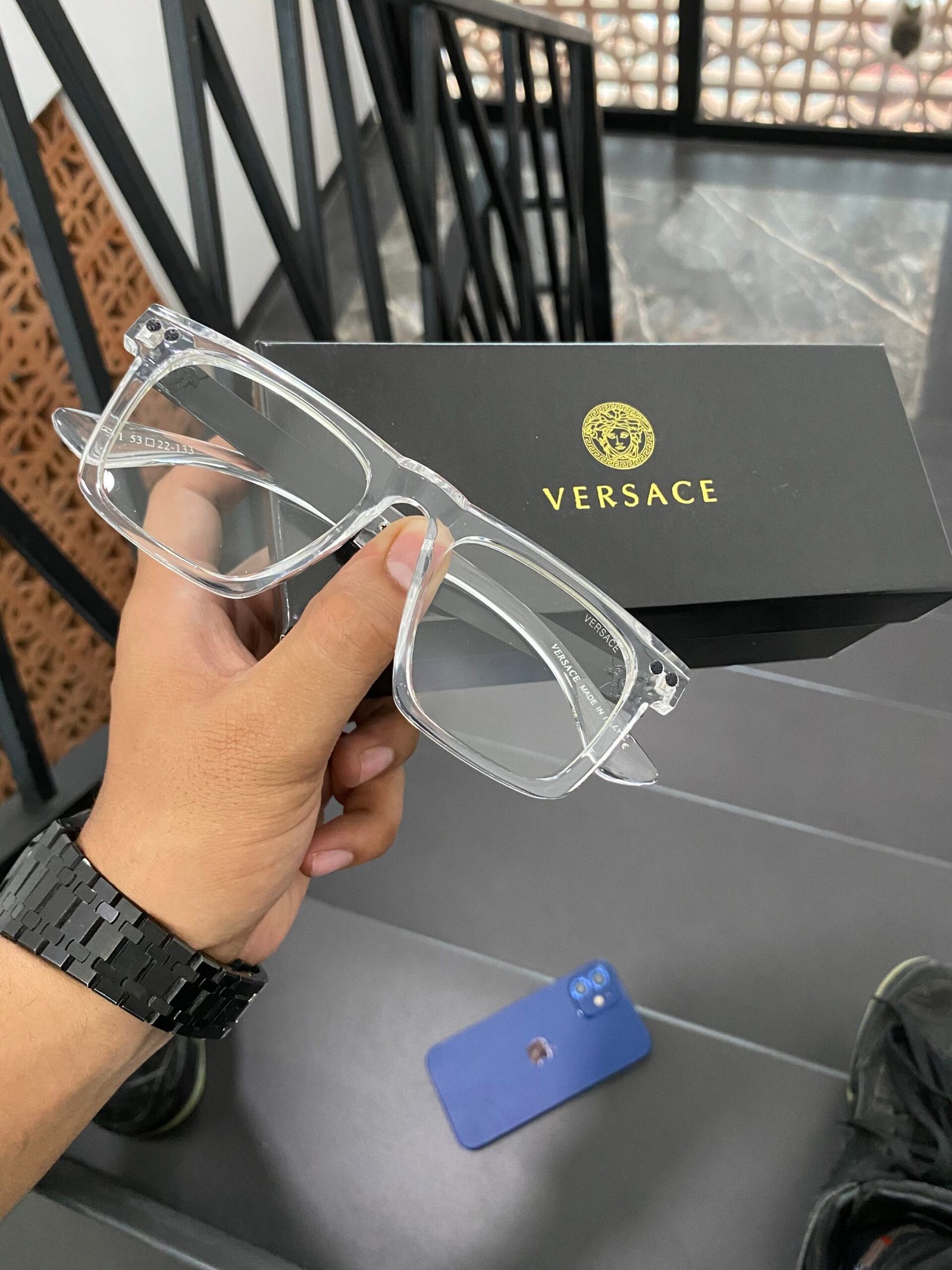 Versace 1911 Crystal Black Frame - Image 2