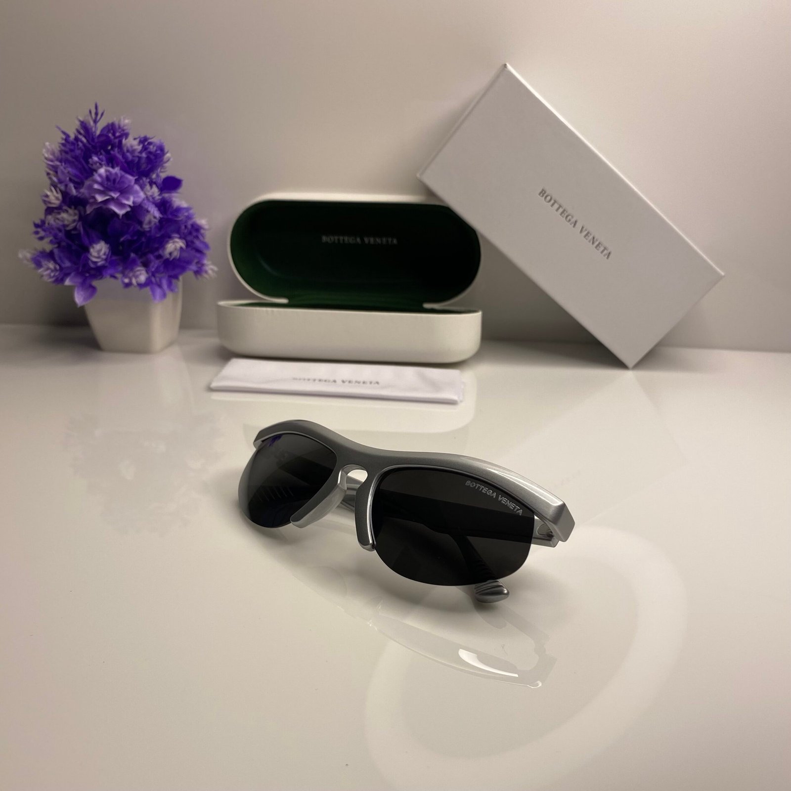 Bottega Veneta Silver Black - Image 6
