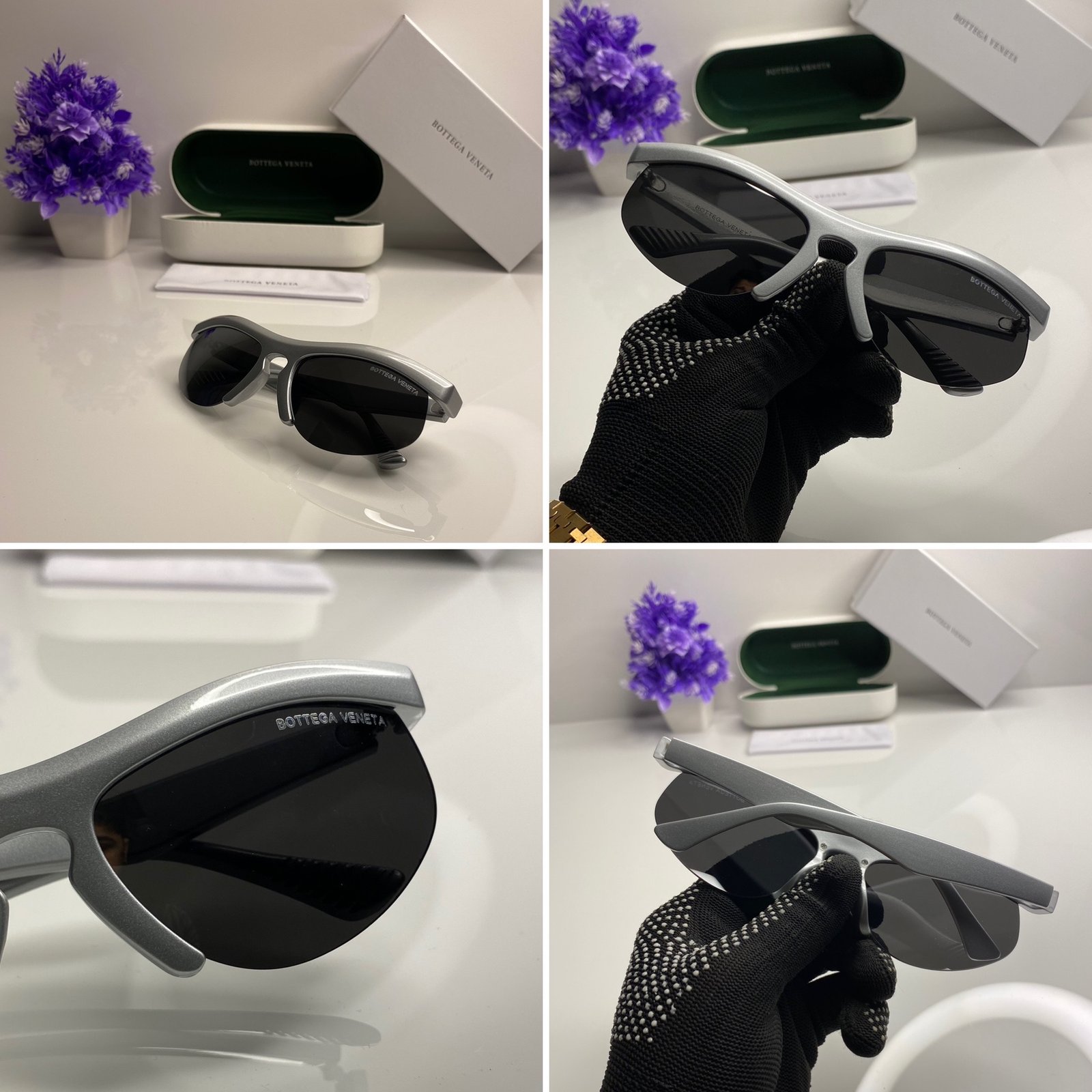 Bottega Veneta Silver Black - Image 5