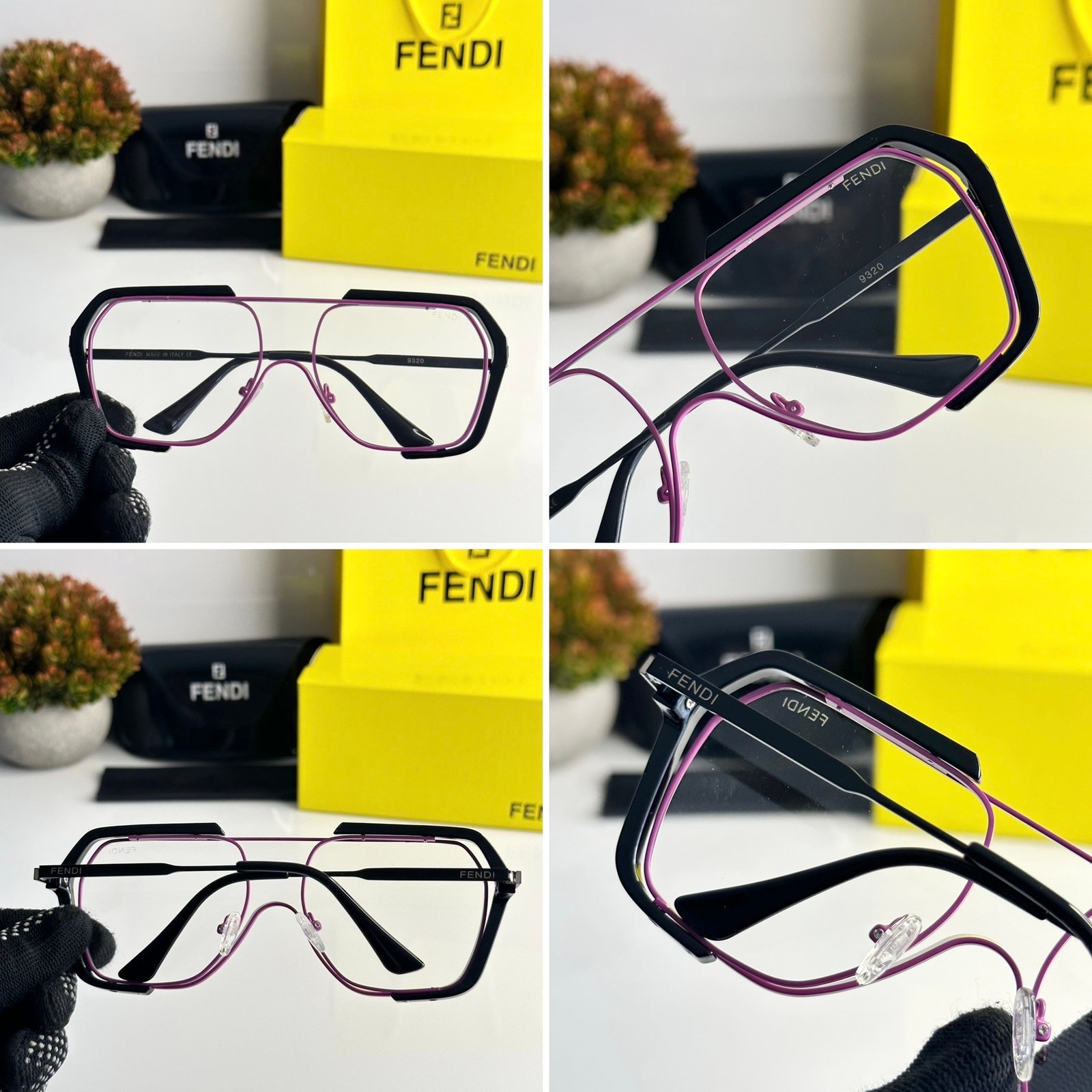 Fendi_9320_Black_Pink_Frame - Image 2