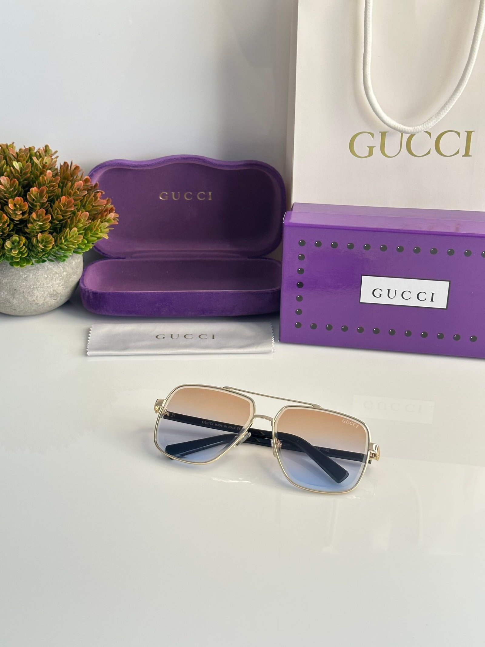 Gucci_6055_Gold_Orange_Blue - Image 3