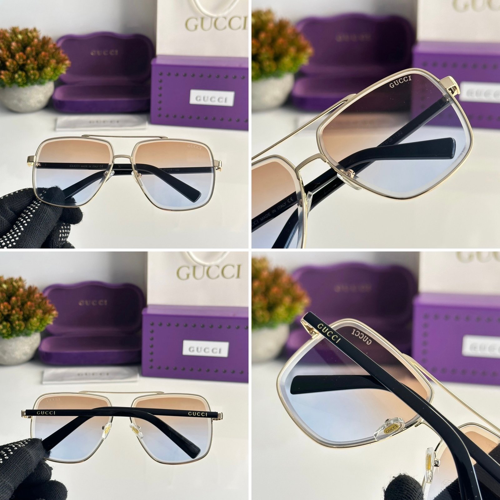 Gucci_6055_Gold_Orange_Blue - Image 2