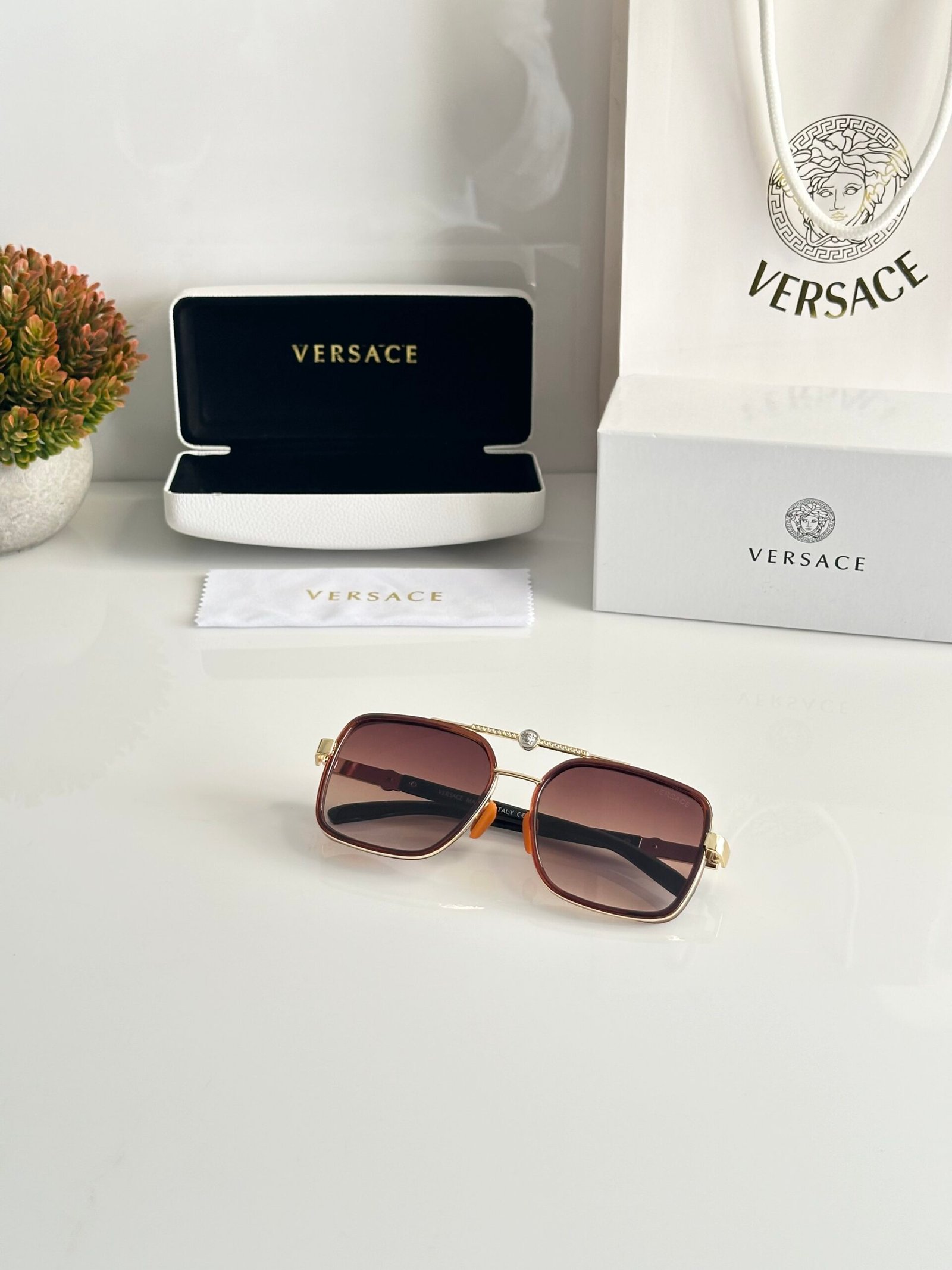Versace 5168 Gold Brown - Image 4