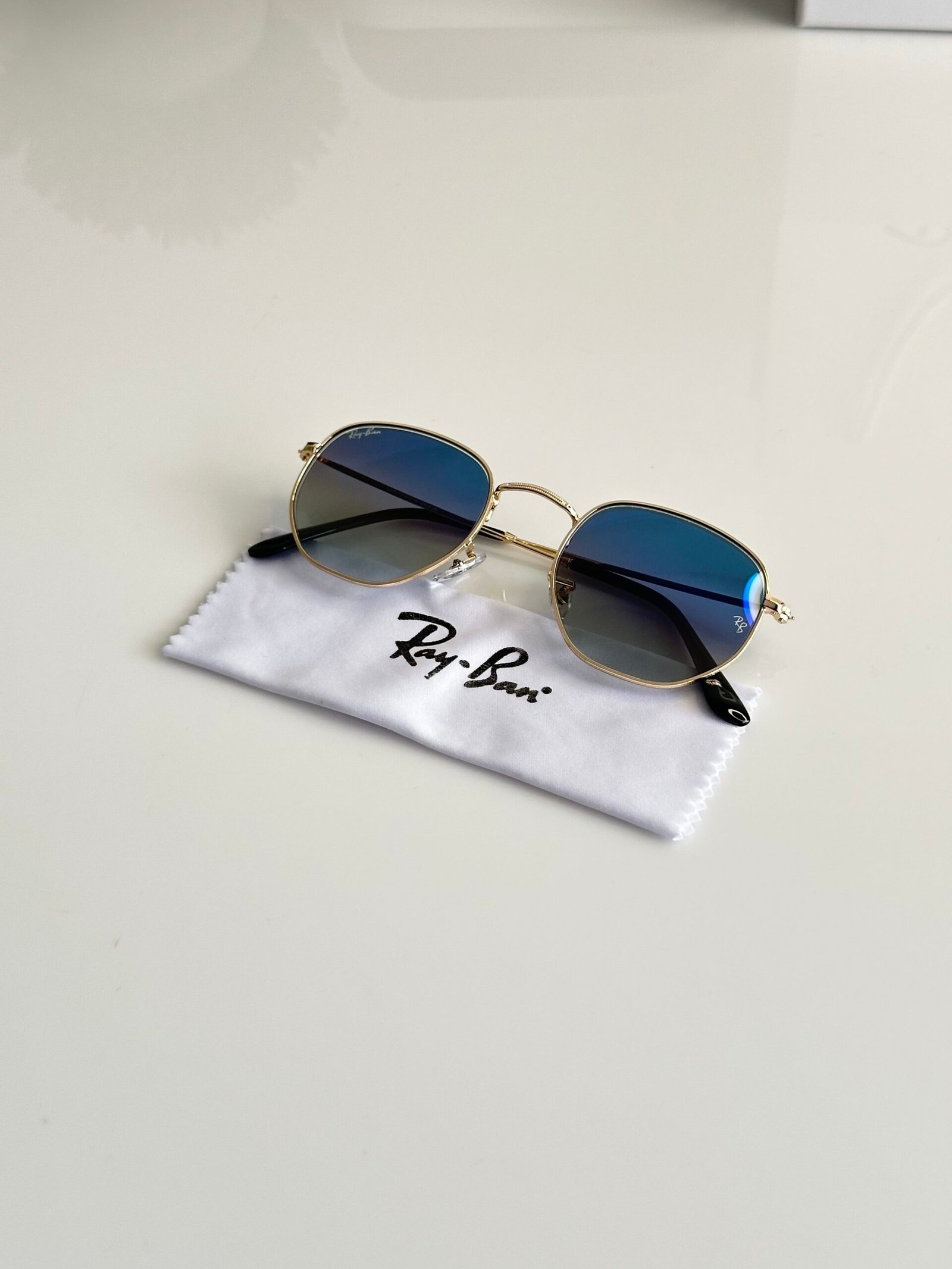 Rayban 3548 Gold Blue - Image 3