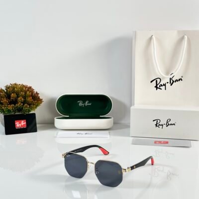 Rayban 07 Gold Black