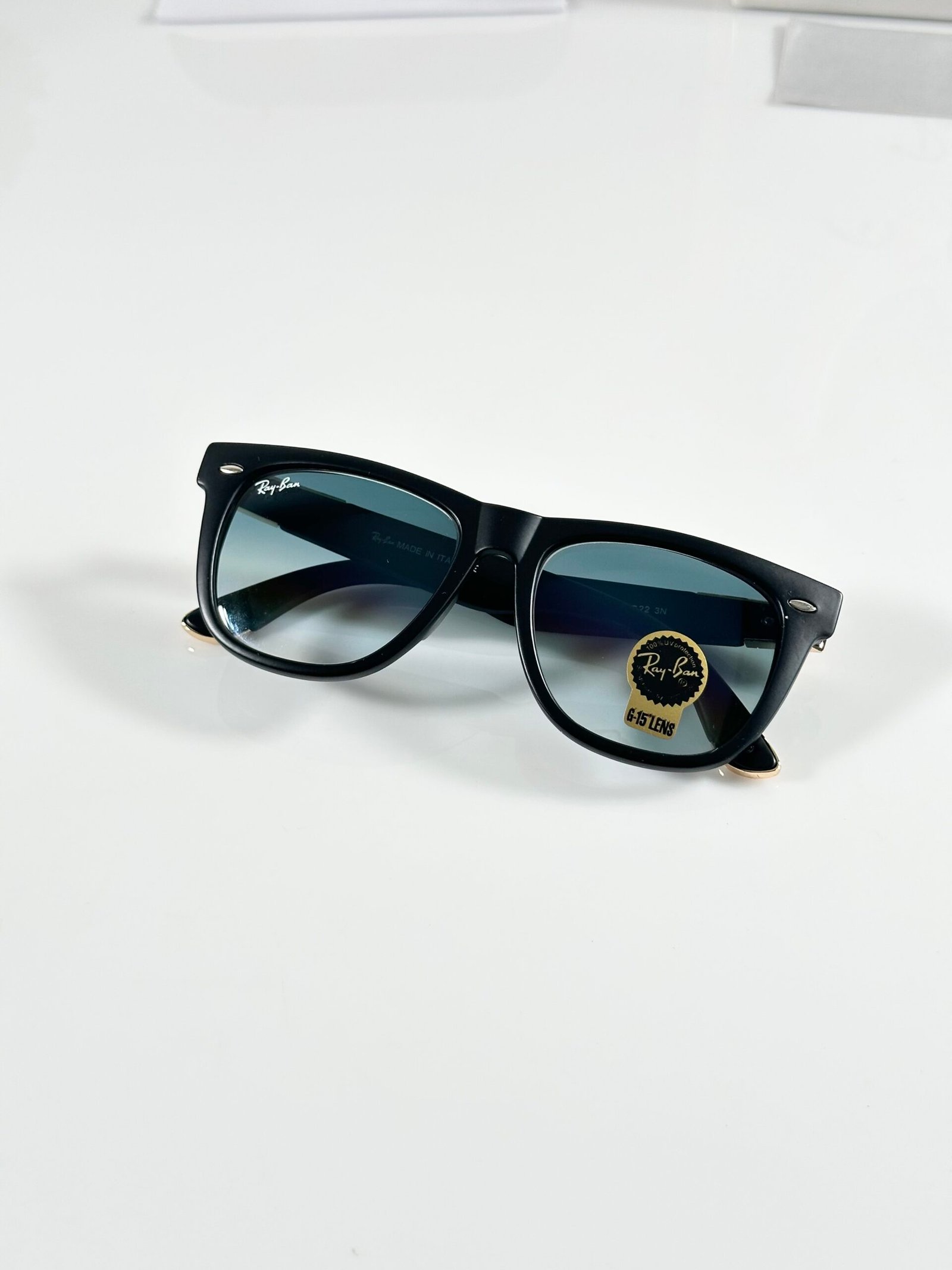 RB 2140 Gold Black Blue (GLASS) - Image 3