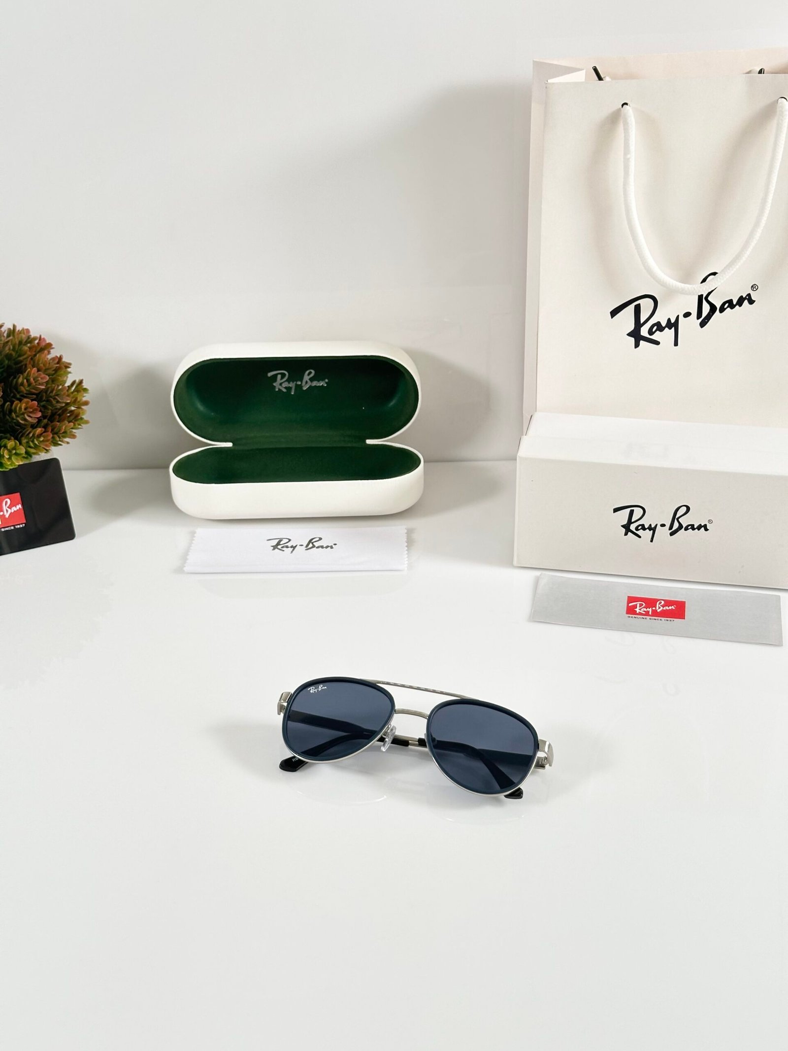Rayban 3603 Silver Blue - Image 4