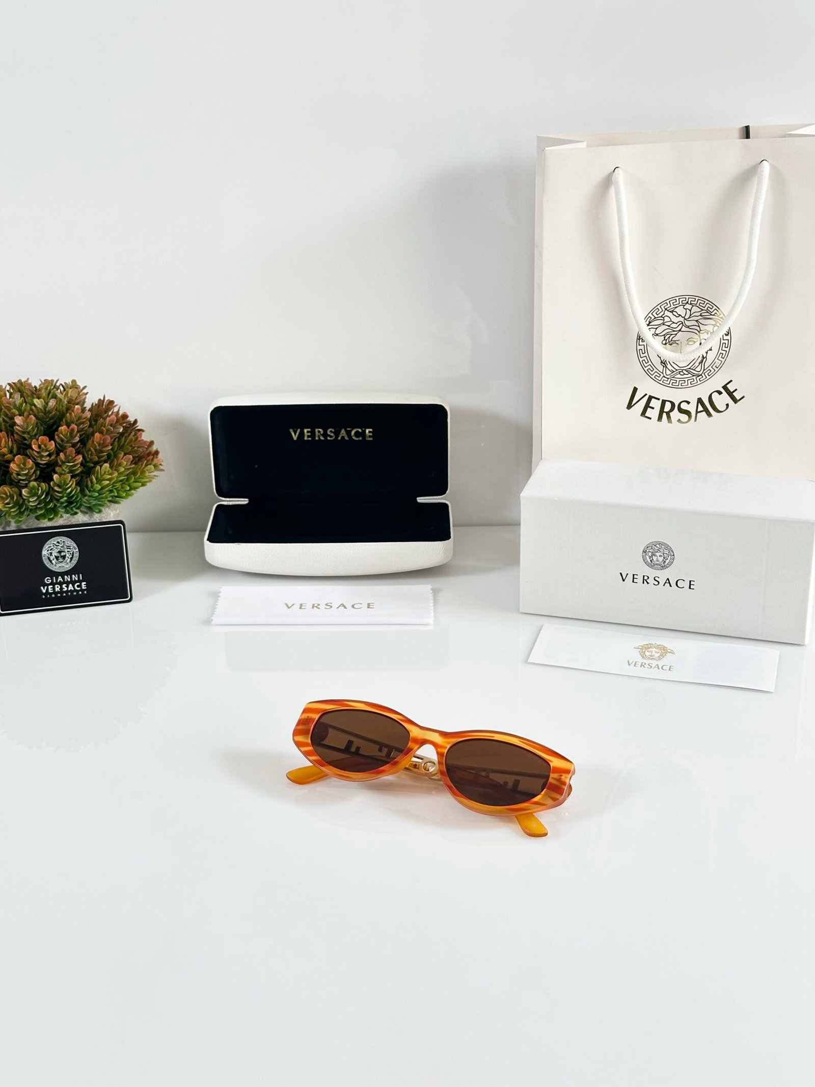 Versace WMNS 044 Gold Tiger Orange - Image 4