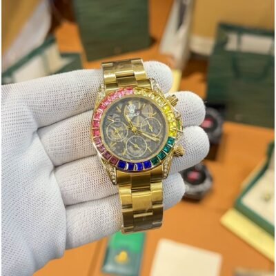 Role_x Oyster Perpetual Daytona Chosmograph Rainbow Gold