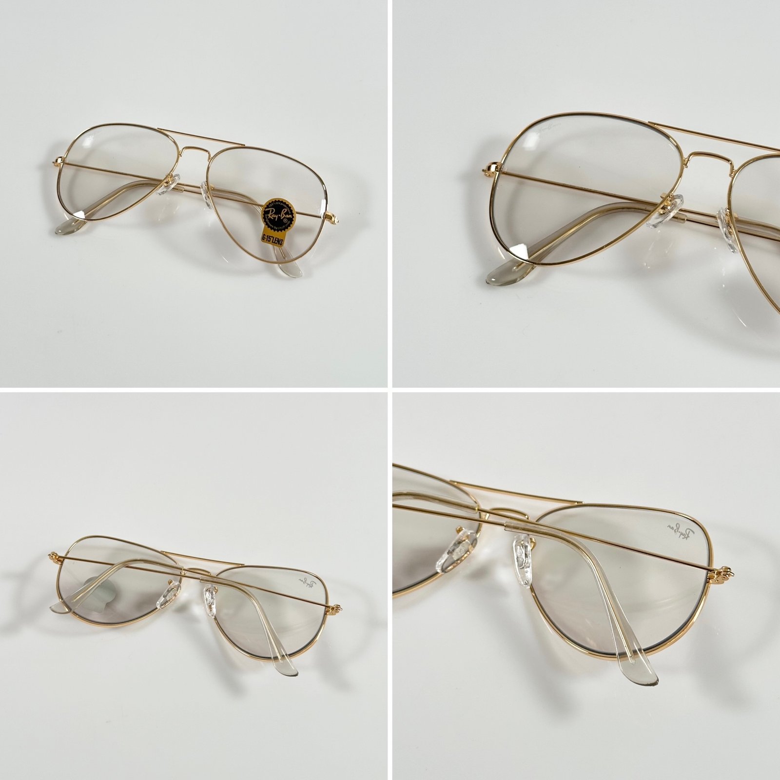 RB Aviator 3026 Gold Day Night Colour Changing - Image 2