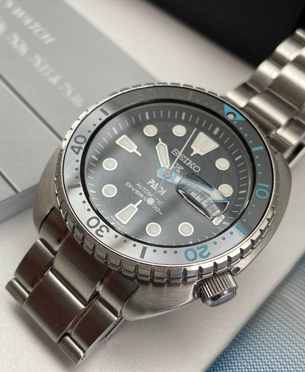 Seiko Padi Srp789 Turtle Pepsi Semi-ETA - Image 3