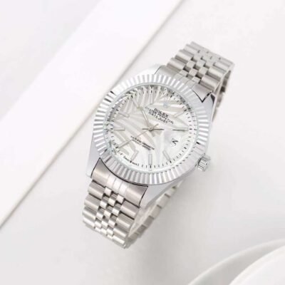 Role_x Oyster Perpetual Date Just Silver-White 40 Battery