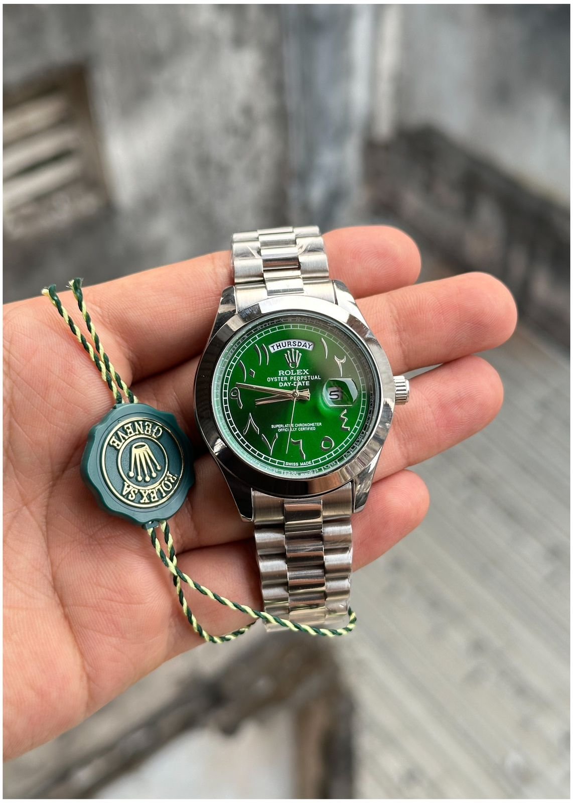 Role_x Oyster Perpetual Day Date Arabic