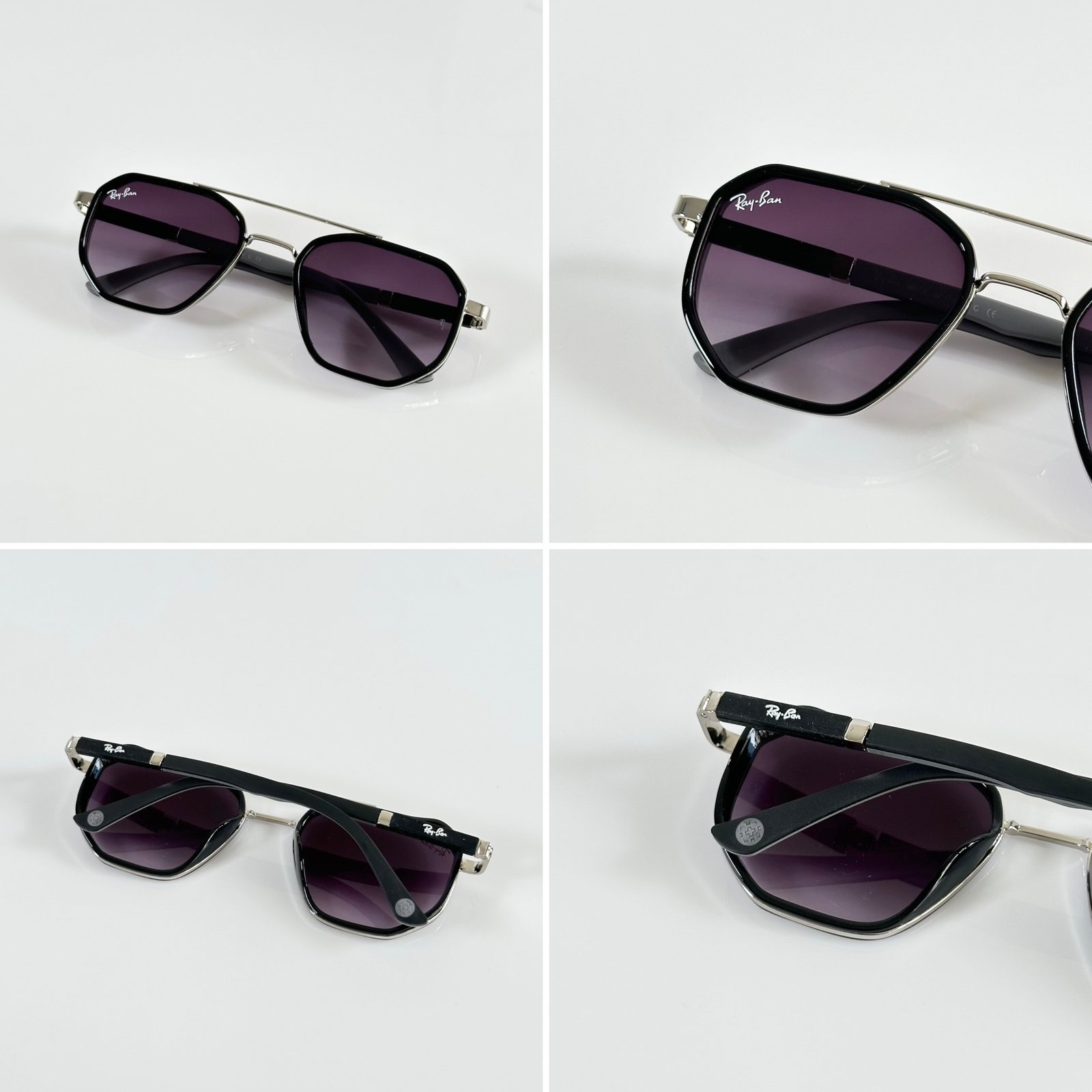 Rayban 3162 Silver Black DC - Image 2