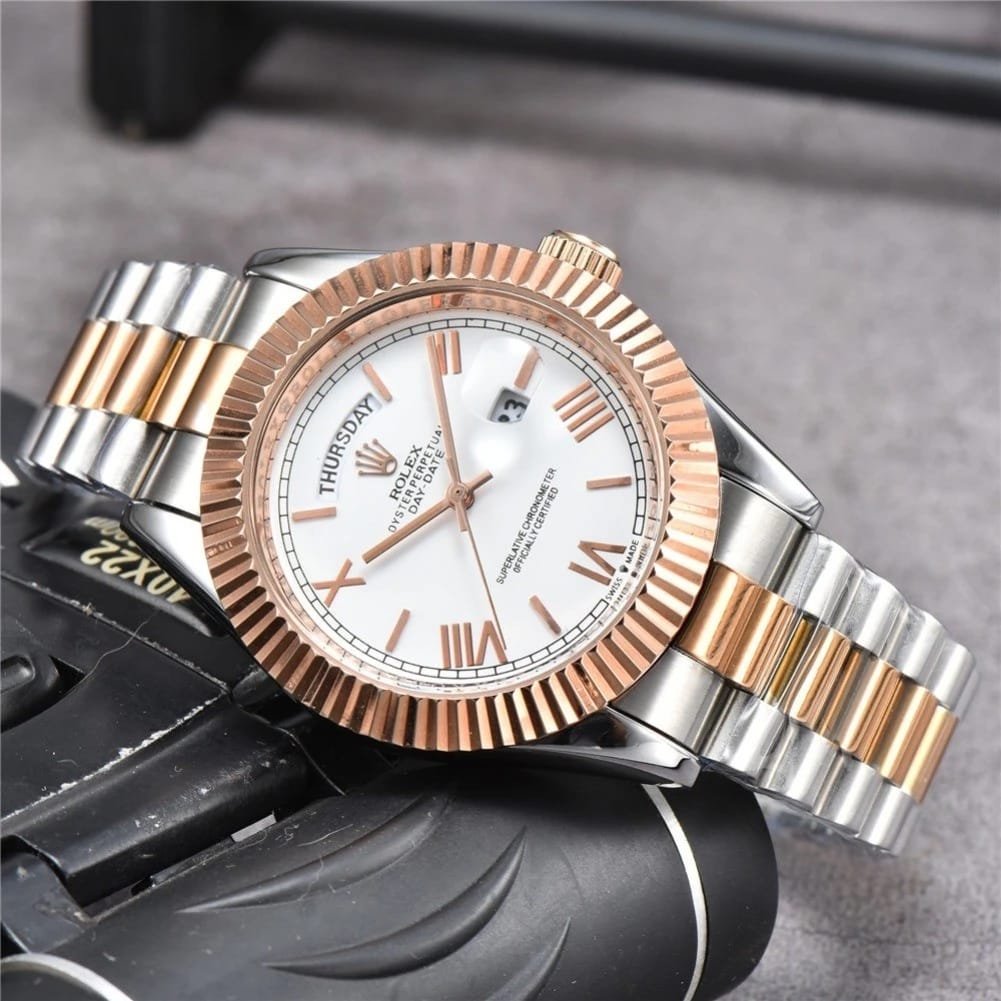 Role_x Oyster Perpetual Day Date 40 Battery 2Ton-Copper-White - Image 2