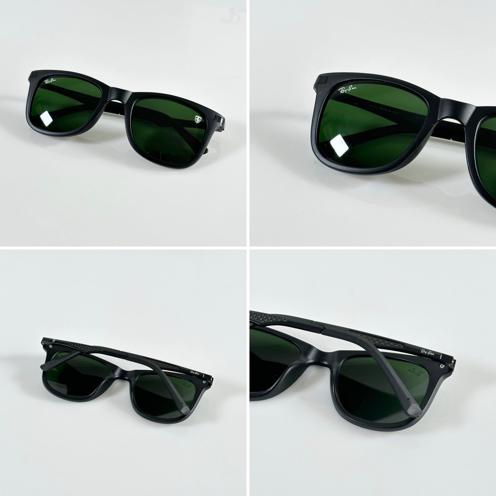 RB 4287 Black Green (GLASS) - Image 2