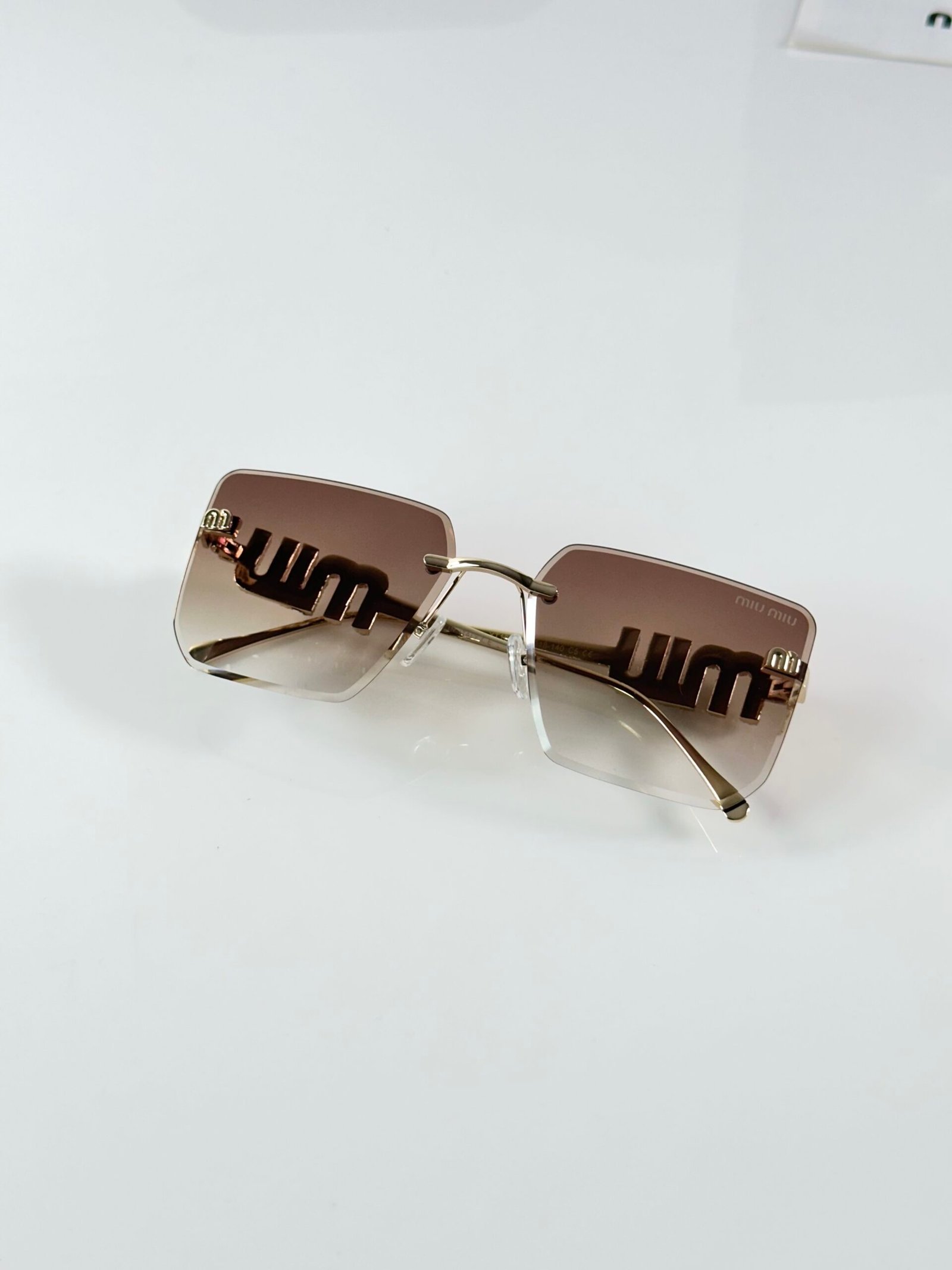 Miu Miu WMNS 1024 Gold Brown - Image 3