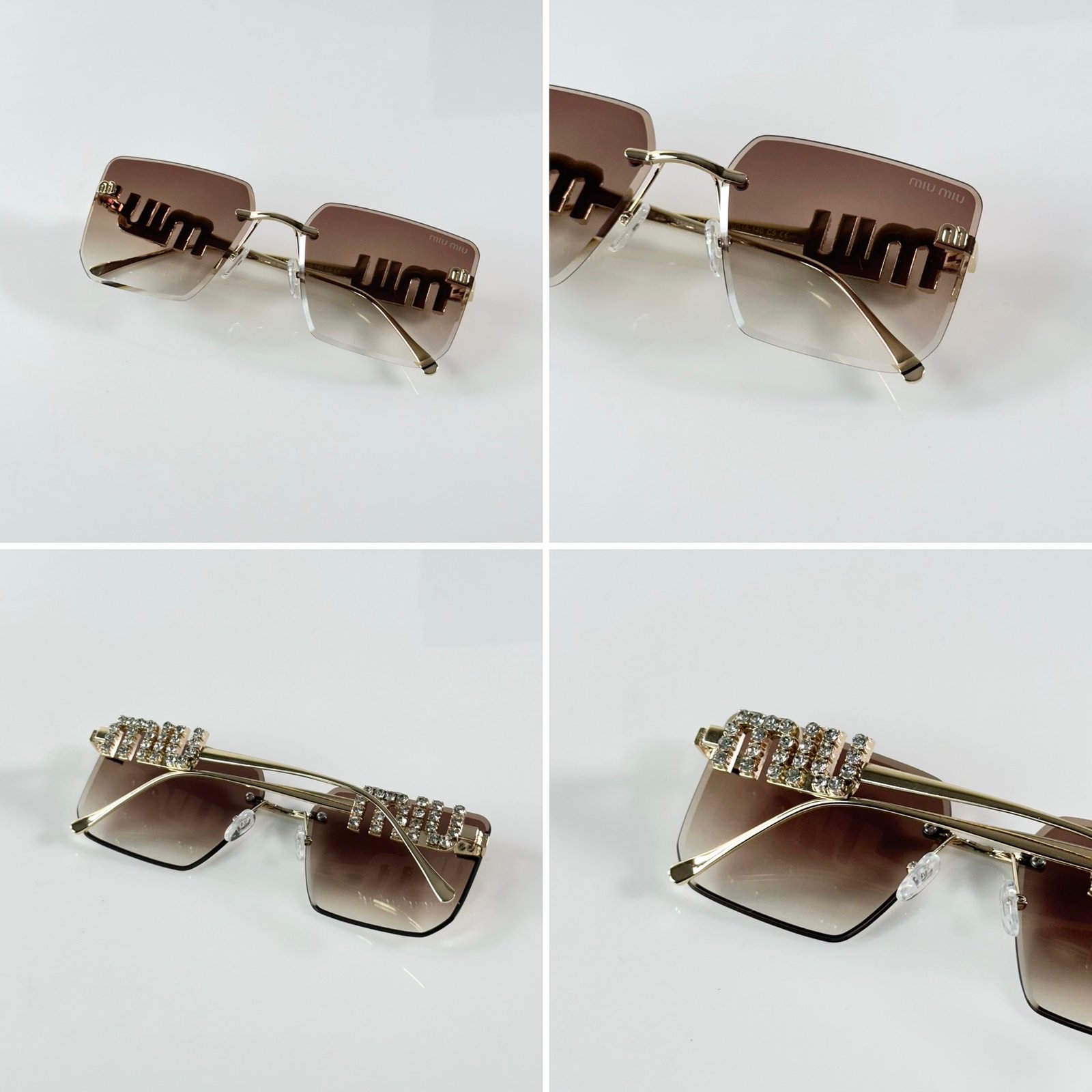 Miu Miu WMNS 1024 Gold Brown - Image 2