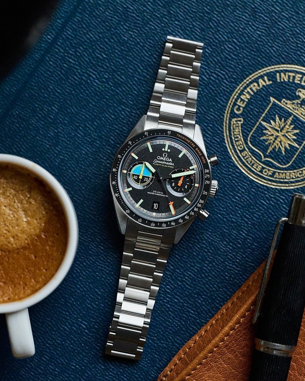 Omegg_a Speedmaster Pilot Co-Axial Master Chronometer Chronograph