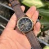 Tommmy Hilfige_r Automatic Leather DarkBrown-Gold-Black