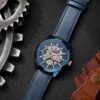 Tommy Hilfige_r Automatic Leather Black-Silver-Black