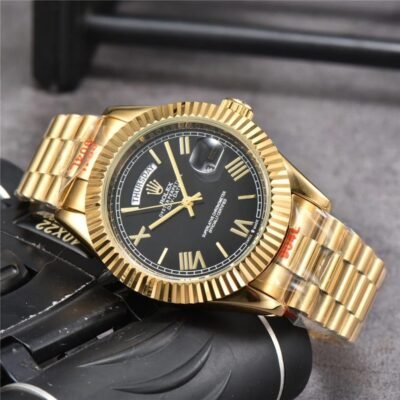 Role_x Oyster Perpetual Day Date 40 Battery Gold-Black