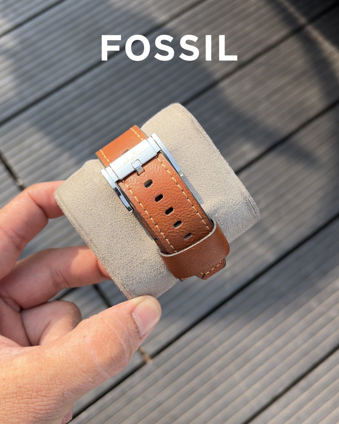 Fossi_l Bronson Chronograph Luggage Leather - Image 3