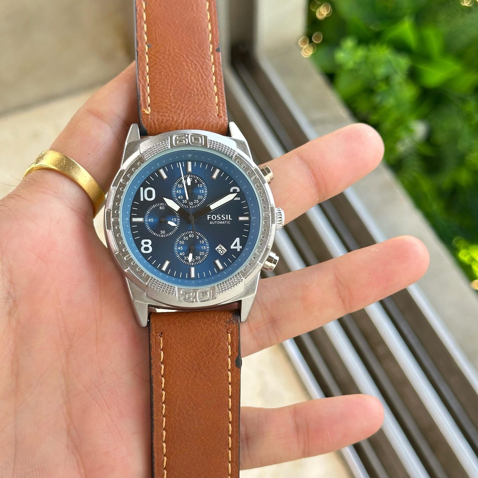 Fossi_l Bronson Chronograph Luggage Leather - Image 2