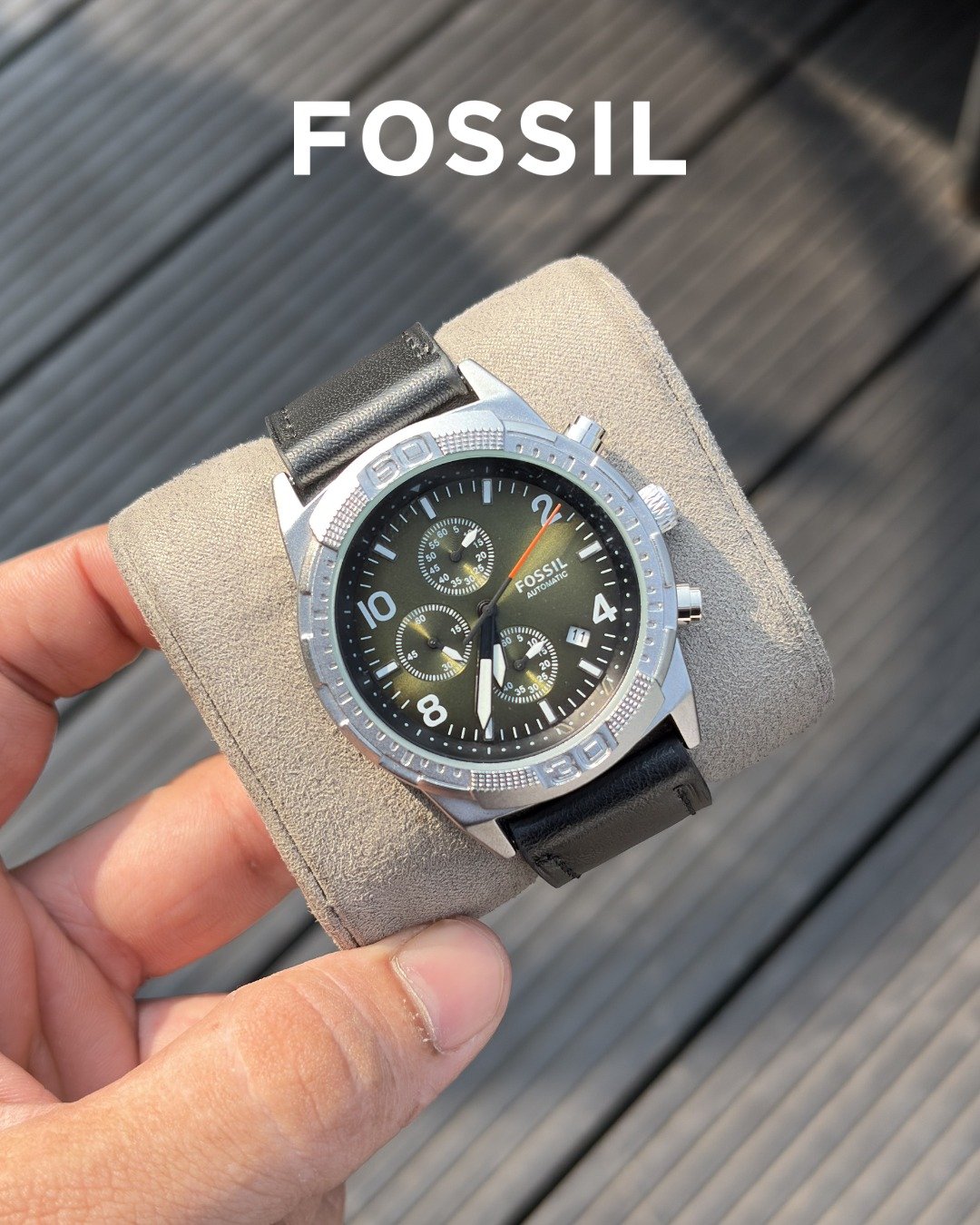 Fossi_l Bronson Chronograph Luggage Leather - Image 4