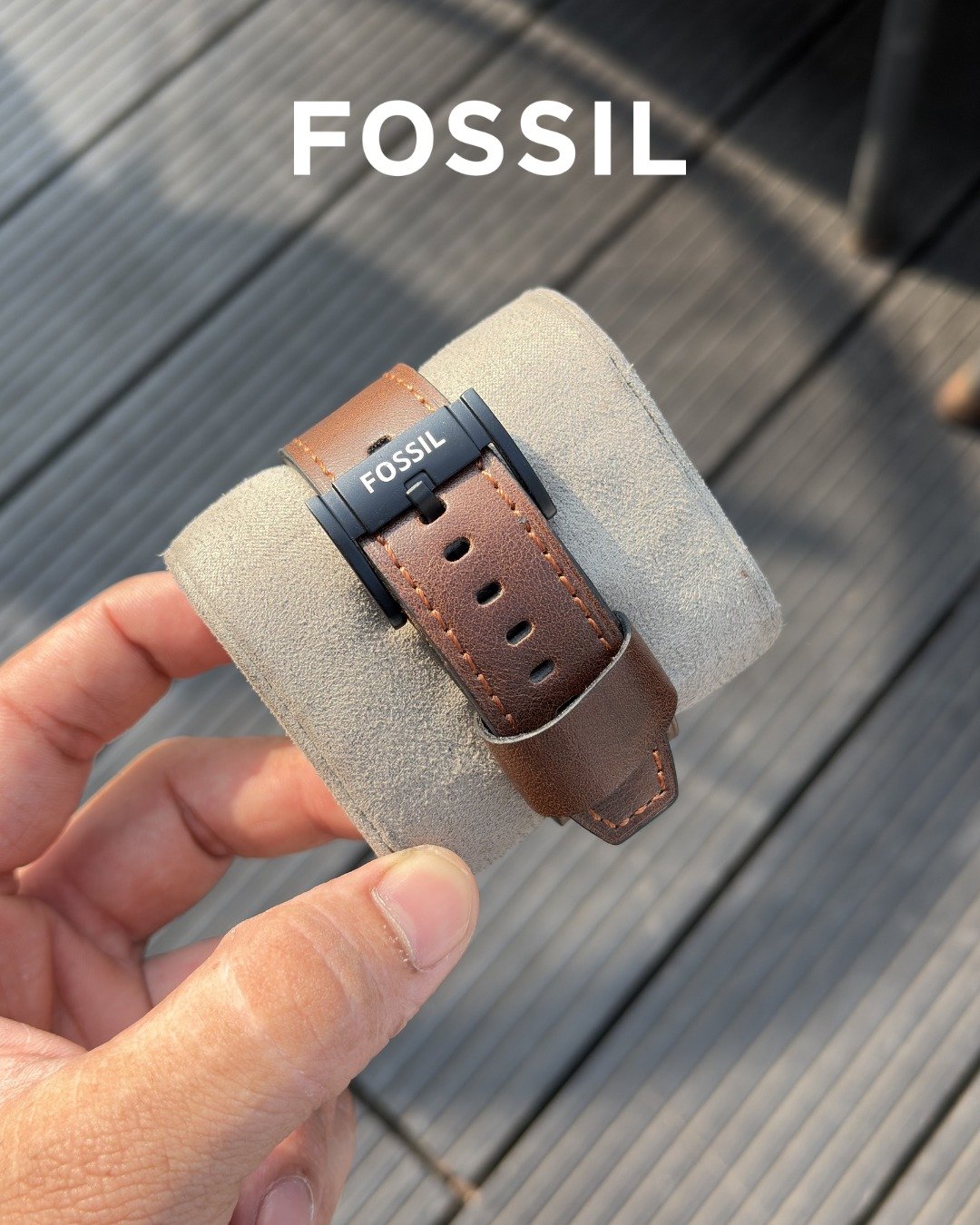 Fossi_l Bronson Chronograph Luggage Leather - Image 3