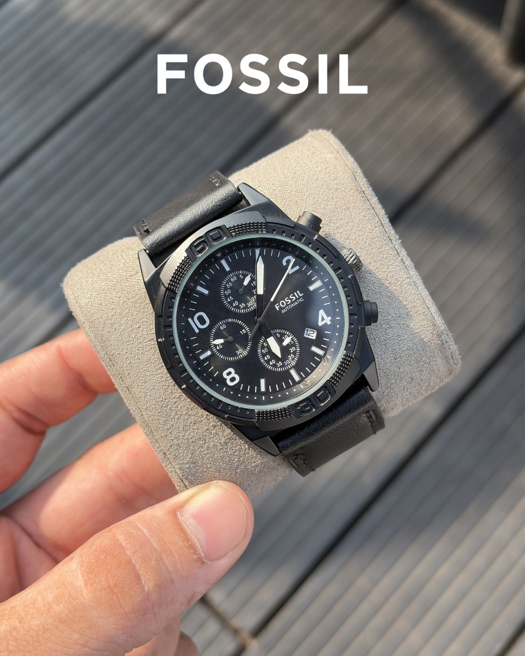 Fossi_l Bronson Chronograph Luggage Leather - Image 4